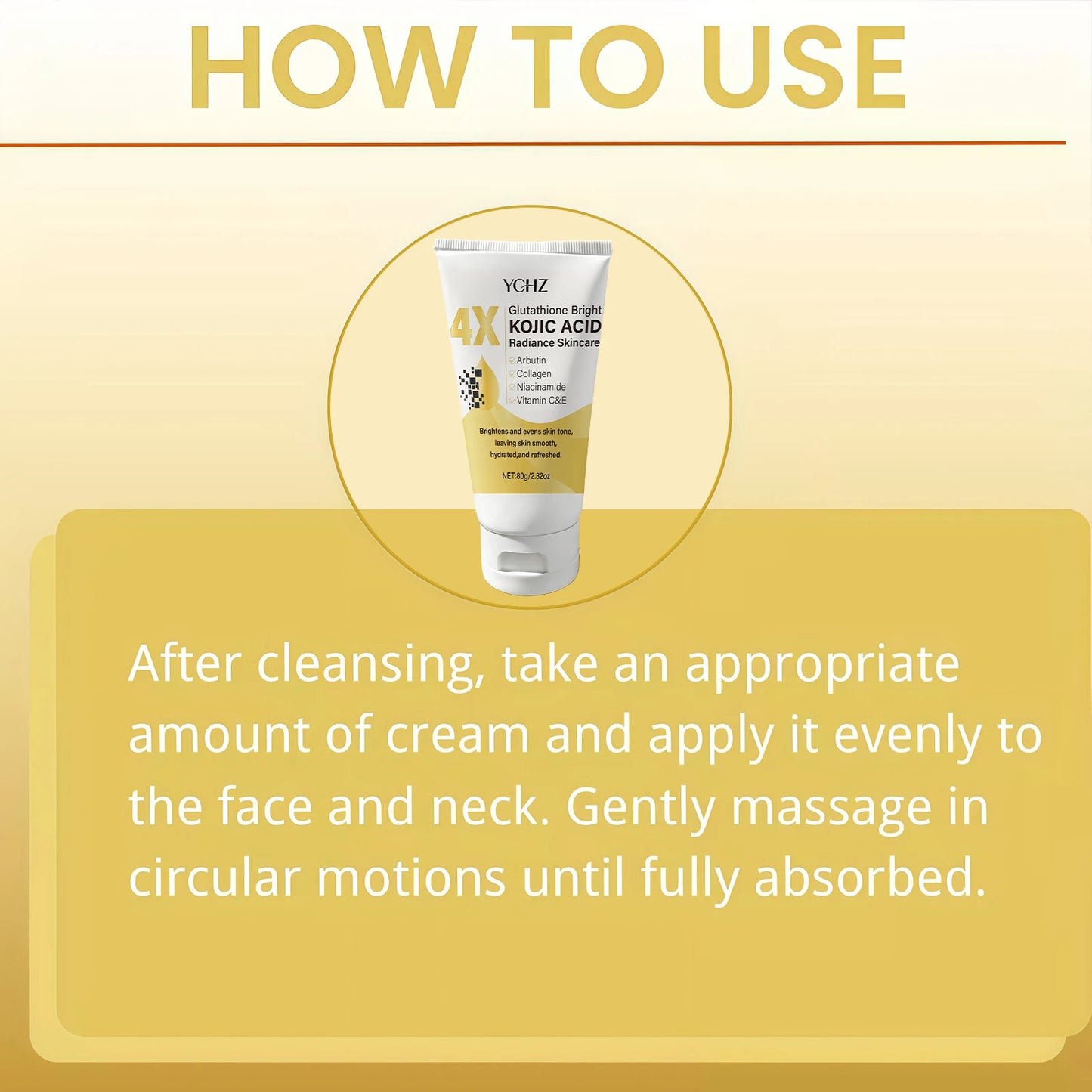 Kojic Acid Face Cream - Dark Spot Correcting Moisturizer for Even Skin Tone, Brightening & Day Night Hydration