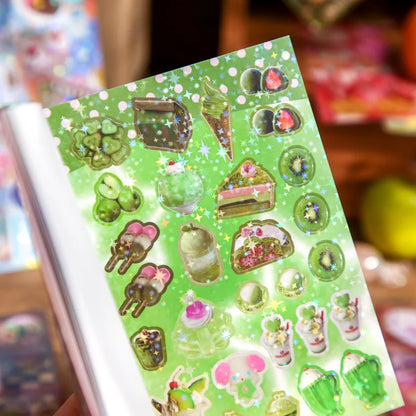 30 Sheets Kawaii Showa Fantasy Sticker Book - Cute Die Cut Stickers for Junk Journal Diary Scrapbooking DIY Stationery