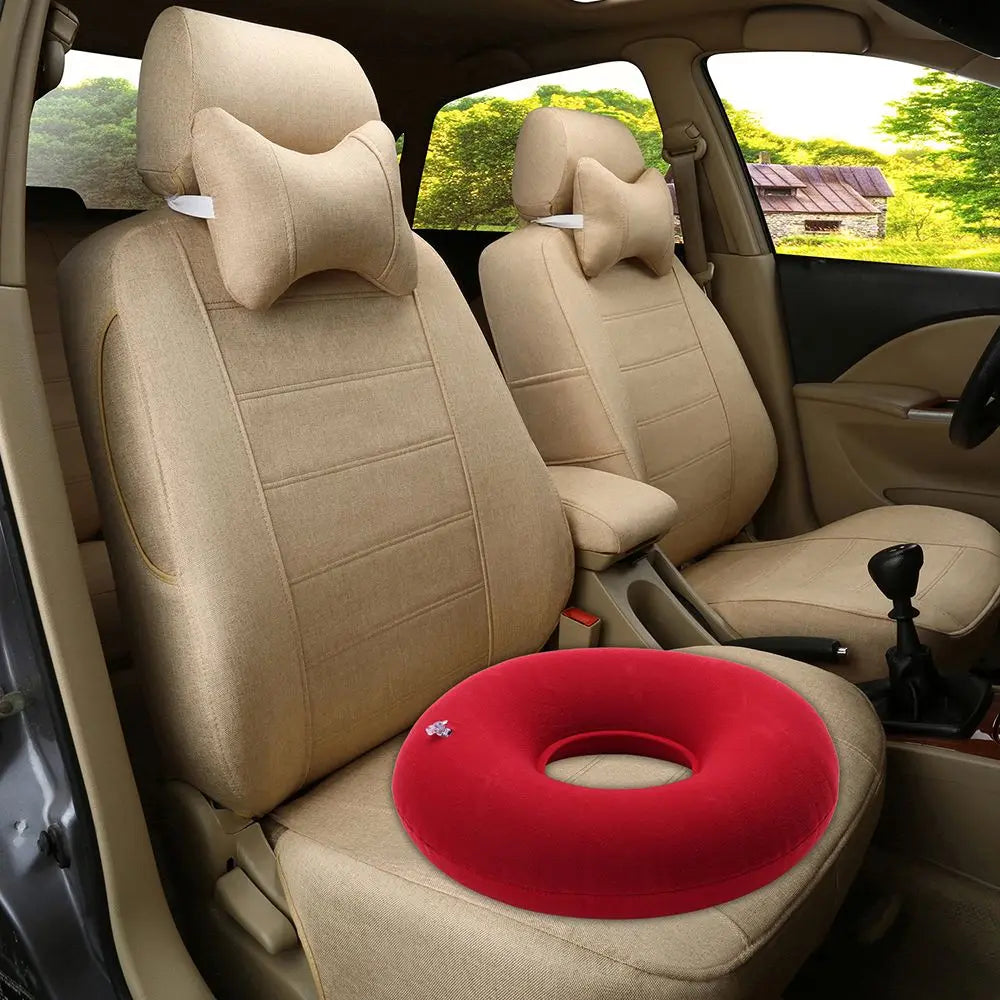 Air Pillow Postpartum Cushion - Anti-Pressure Bedsore Pad, Pain Relief Donut Cushion for Hemorrhoids, Comfortable Sitting