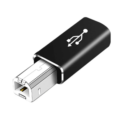 NNBILI USB B to USB Type C Adapter - USB Transfer Converter for Printer, Scanner, MIDI Controller & Keyboard Devices