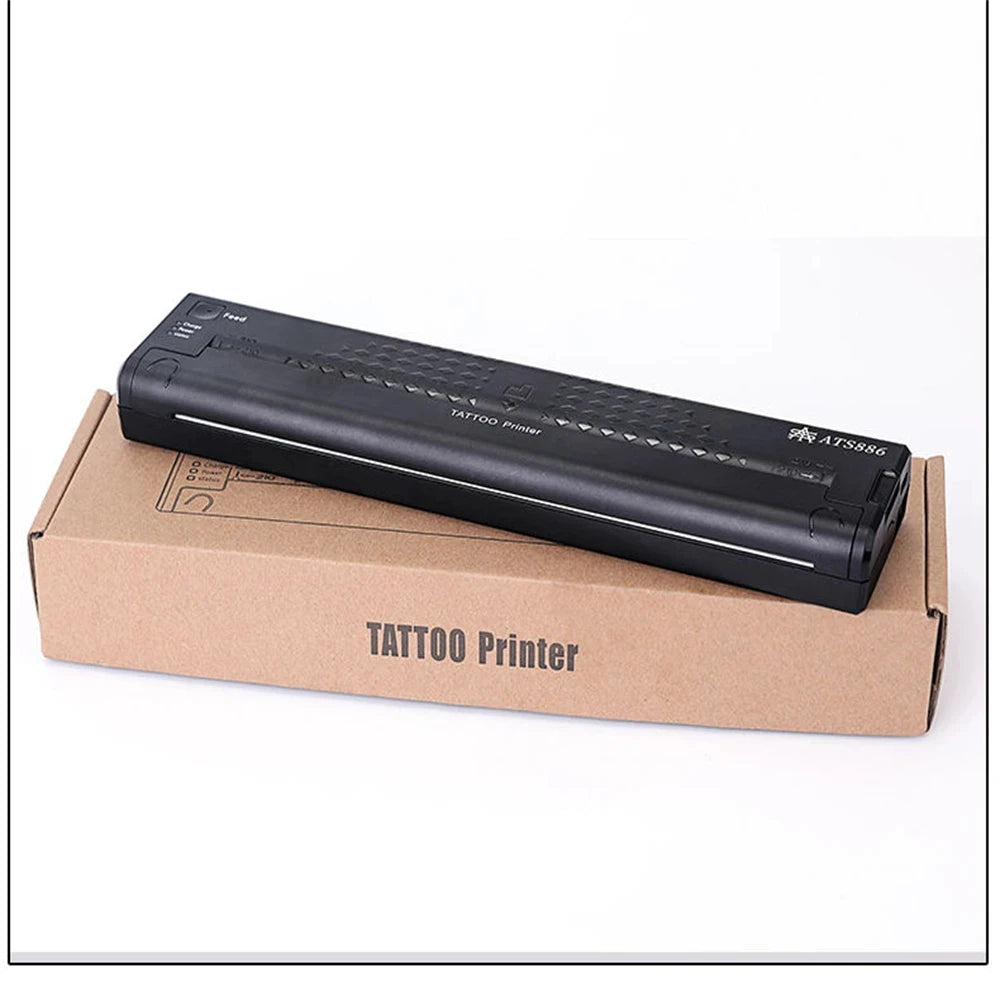 ATS886 Portable Tattoo Stencil Printer – Thermal Stencil Maker & Copier