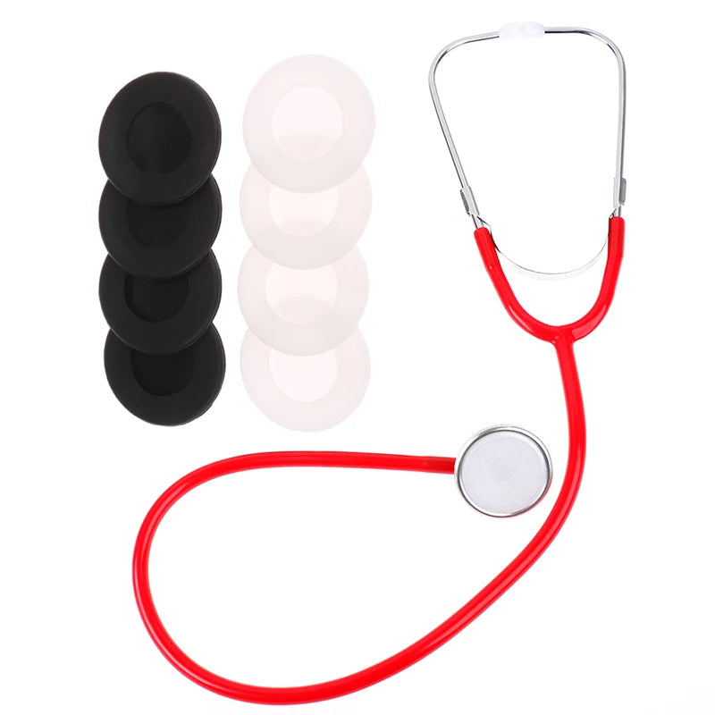 4Pcs Disposable Silicone Stethoscope Covers – Head Diaphragm Protector, 6 Color Replacement Sleeves & Accessories