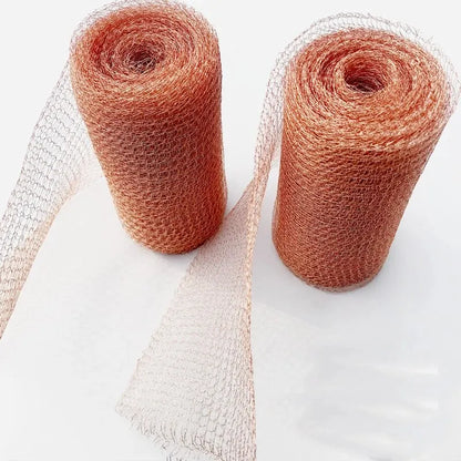 Copper Wire Mesh Signal Shielding Net: Protects Against Pests & Rodents, Decorative Garden Netting - Available in Various Lengths