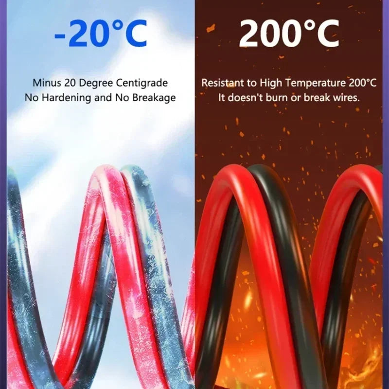 MECHANIC RP4 Ultra-Thin Multimeter Test Leads – Replaceable Pen Tip Cables for Digital & Analog Multimeters