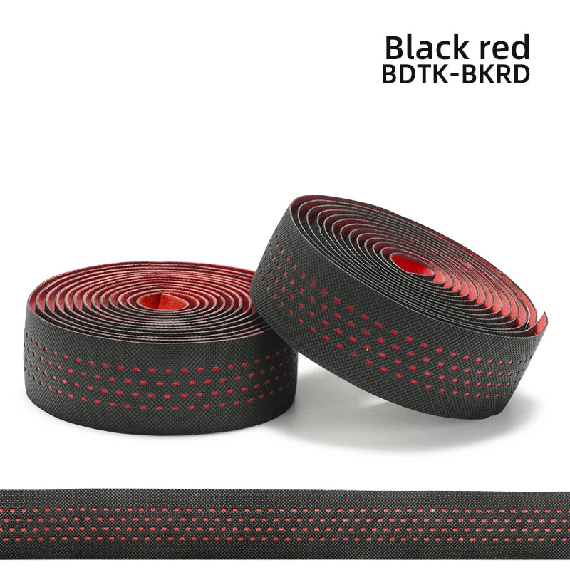 ROCKBROS Bicycle Handlebar Tape – Non-Slip Shock-Absorbing Curved Bar Straps for Road Bikes