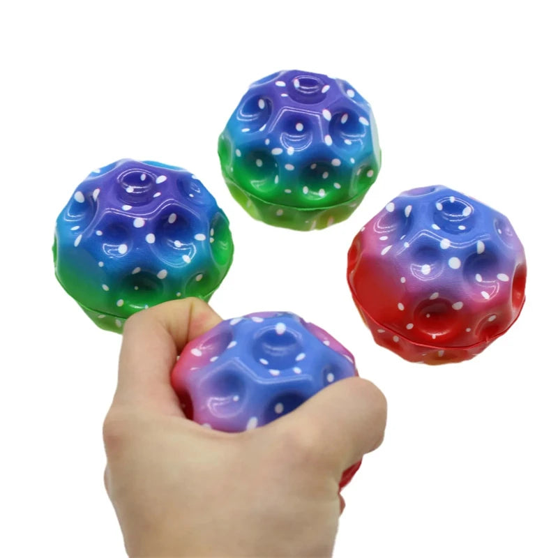 2pcs High Bounce Anti-Gravity Rubber Balls – Soft Outdoor Sport & Stress Relief Toy