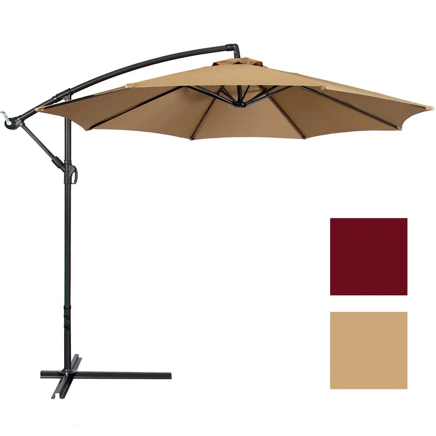 Waterproof Garden Umbrella Replacement Cover – UV Protection Sunshade Canopy for Outdoor Patio, Beach & Garden (2m/2.7m/3m)