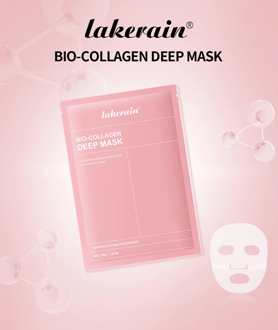 Bio-Collagen Deep Hydrating Hydrogel Mask – Overnight Collagen Mask for Firming & Pore Minimizing