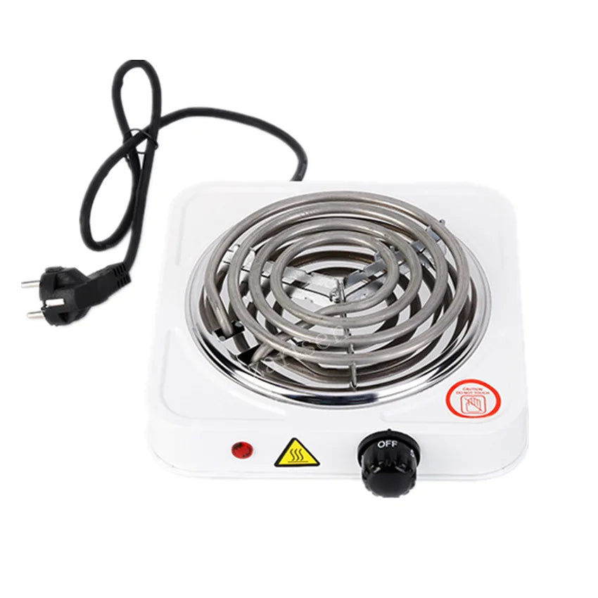 220V 500W Electric Hot Plate Stove – Portable Iron Burner Coffee Heater for Home Kitchen, EU Plug