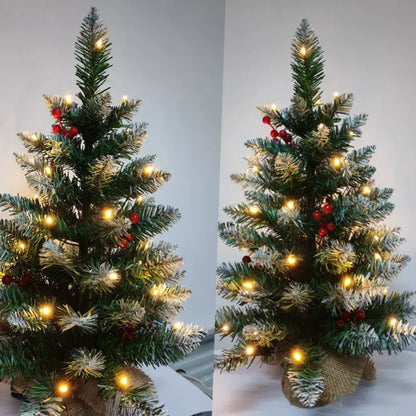 Mini Christmas Tree 45/60cm – PVC Tabletop Decorations for Family Christmas & Holiday Parties