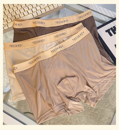 Men's Ice Silk Graphene Boxer Shorts – Ultra-Thin, Breathable, Comfortable Trunks Underwear