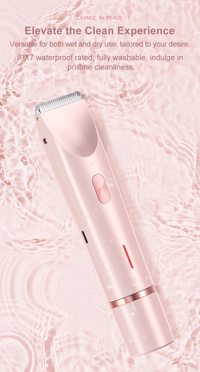 Electric Razor for Women – Painless Facial Epilator & Body Hair Trimmer for Mustache, Legs, Bikini, and More