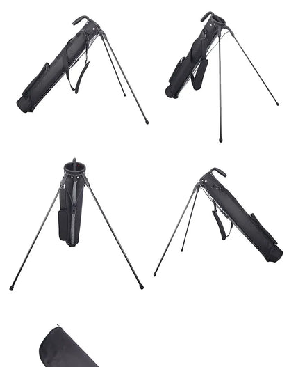 Lightweight Golf Club Bag with Bracket - Waterproof Stand Carry Bag, Golf Gun Rack Design