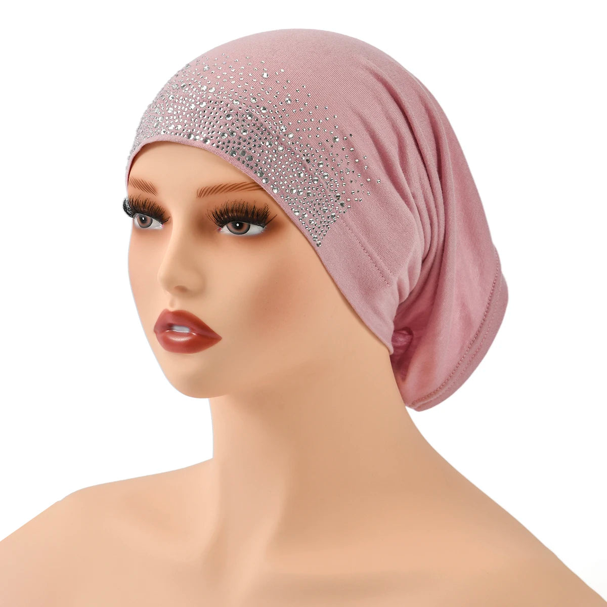 Women’s Modal Cotton Hijab Undercap - Soft Stretchy Diamond Bonnet for Muslim Headscarf & Turban Styling