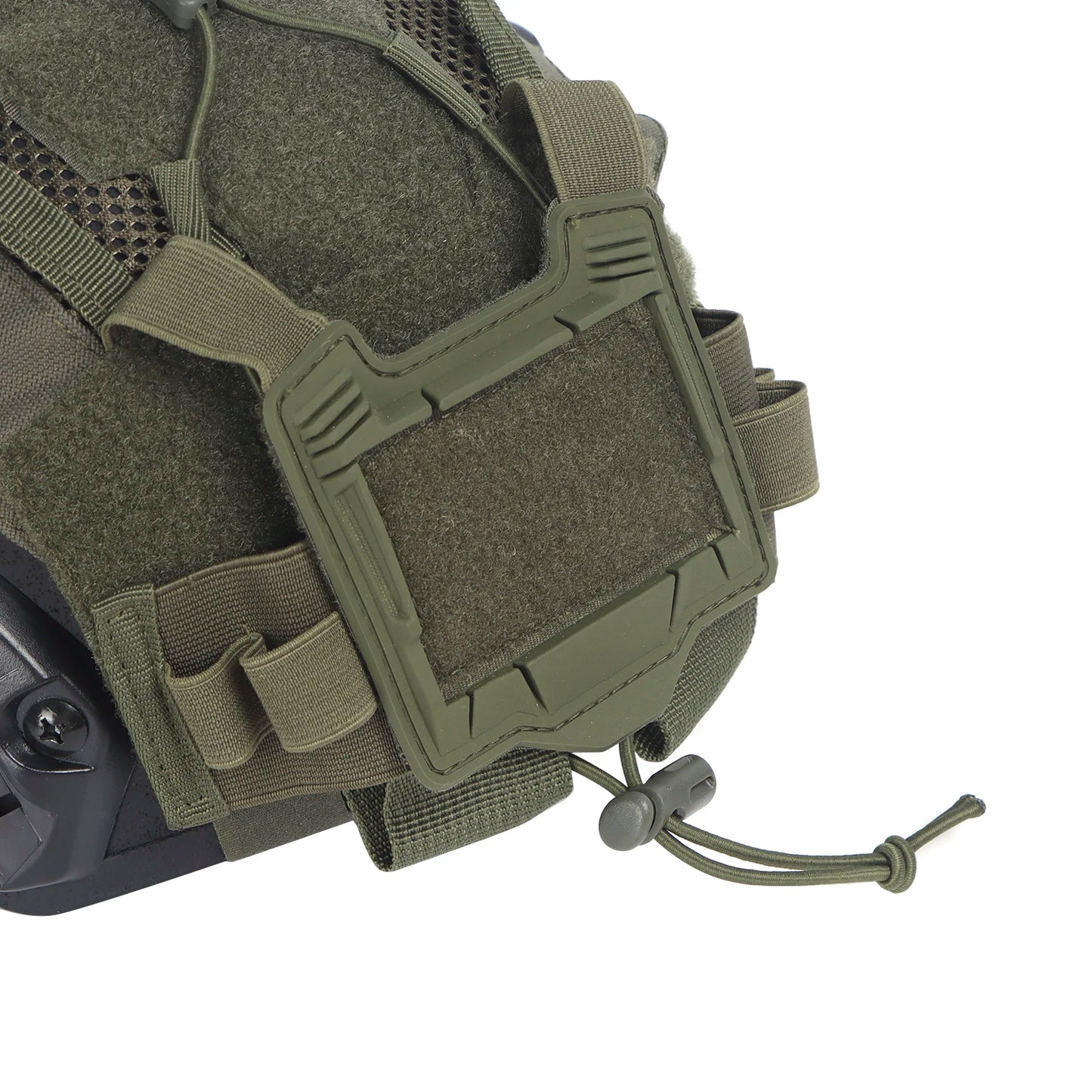 Tactical Helmet Cover Set – Hybrid Mesh Cover for Maritime, Bump & Ballistic Helmets with NVG Battery Pouch for Hunting