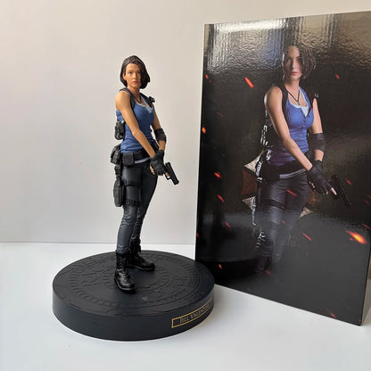 Biohazard RE Jill Valentine & Leon S. Kennedy Anime Figure – Evil Game Collectible Statue for Birthday Gifts
