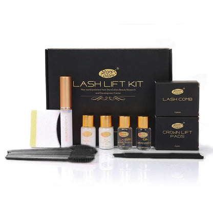 Quick Lash Lift Kit - 5-8 Minute Eyelash Perm Curling Treatment Tool for Salon, Lash Enhancement & Eye Makeup Styling
