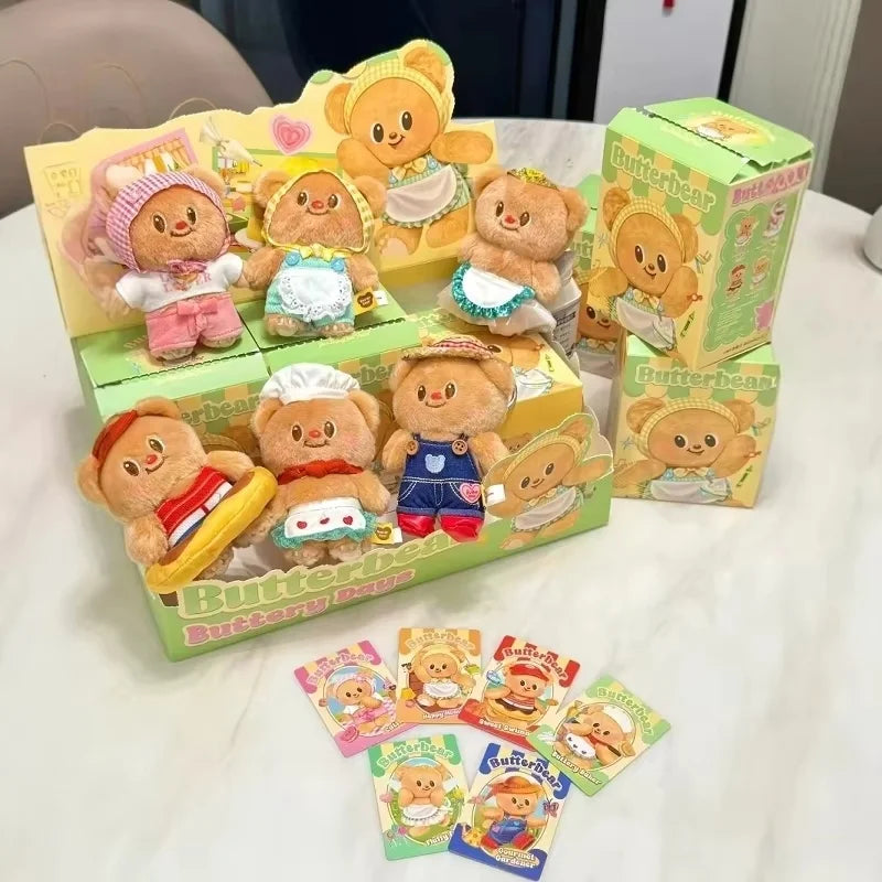 Butterbear Blind Box Action Figures | Kawaii Doll Toys & Pendants for Kids, Desktop Decoration Gifts