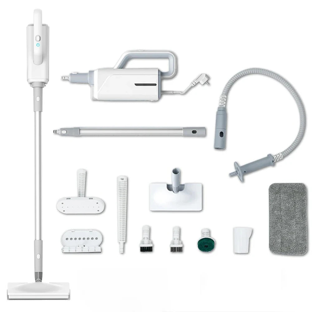 370ml Electric Steam Mop – 1500W Multifunctional Sterilization & Mite Removal Household Cleaner, 220V EU Plug