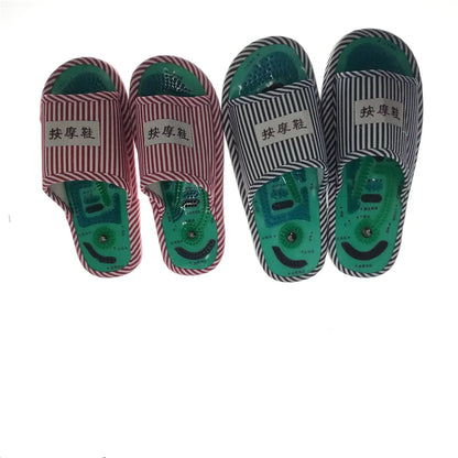 Acupuncture Foot Massage Slippers – Shiatsu Magnetic Health Sandals