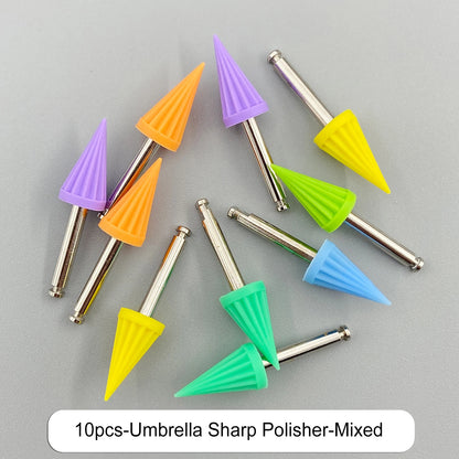 WELLCK Dental Silicone Grinding Heads – 12/10pcs Teeth Polisher for Low-Speed Dental Tools & Lab Use