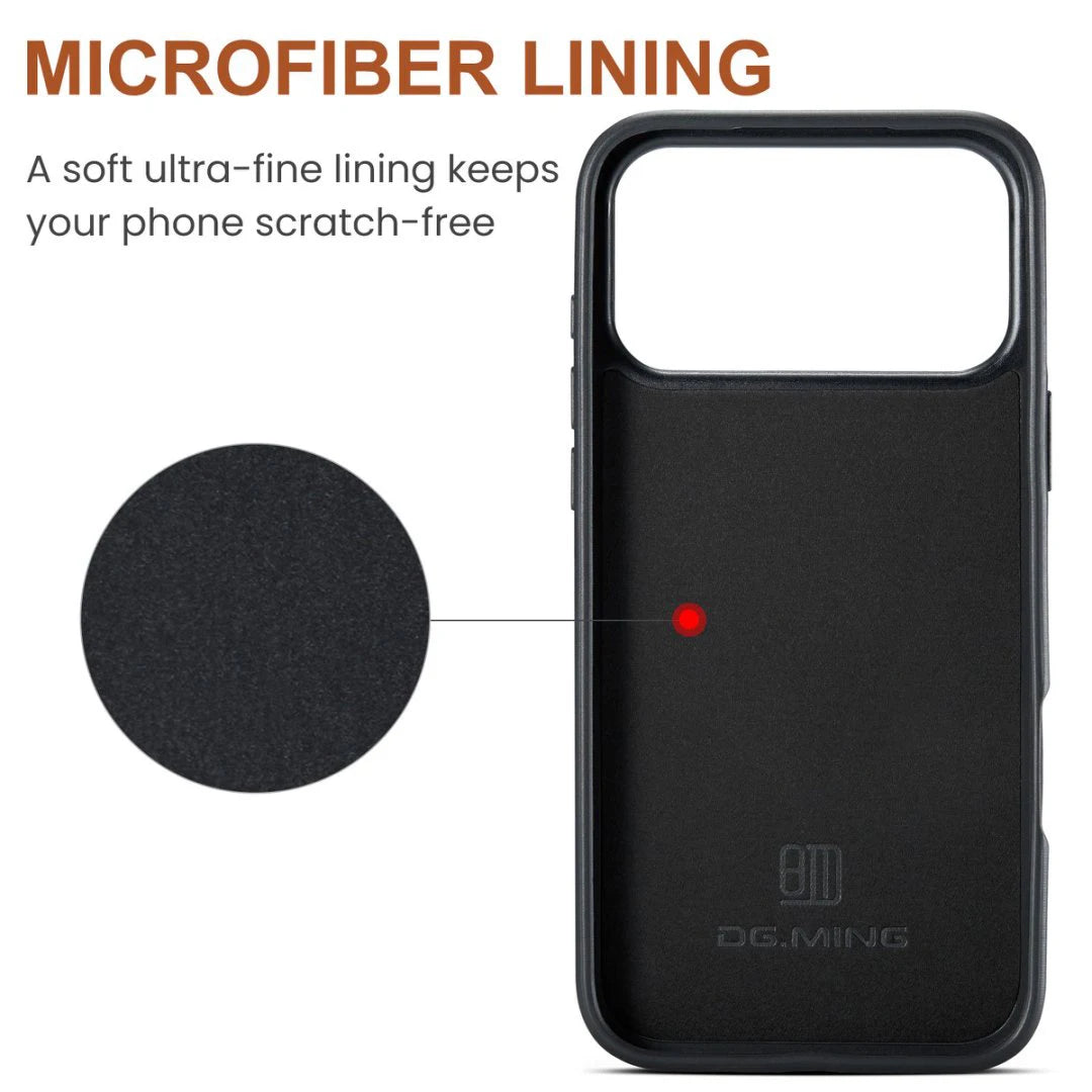 Leather MagSafe Phone Case - Magnetic Charging Shockproof Cover for iPhone 17 Air, 16, 15, 14, 13 & 12 Series