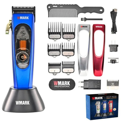 WMARK NG-9004 Hair Clipper for Men – 10,000 RPM MAGLEV Motor, Cordless Rechargeable Trimmer with Base
