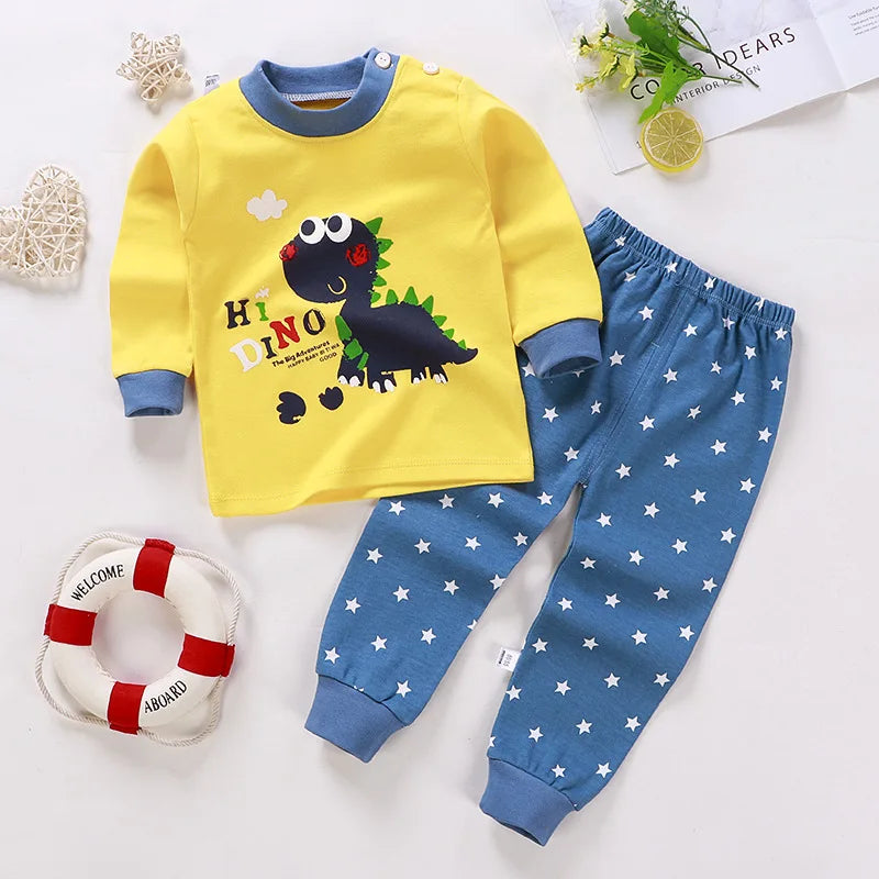 Spring Baby Girl Clothes Set – Cotton Minnie Toddler Tops & Pants, Soft Newborn Infant Outfit