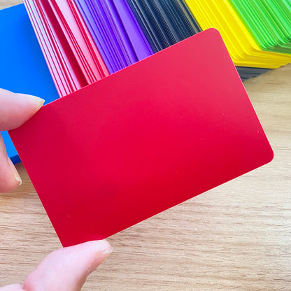 5PCS 13.56MHz NTAG215 NFC Cards – Colorful Blank PVC Smart Tap Business & Social Media Cards