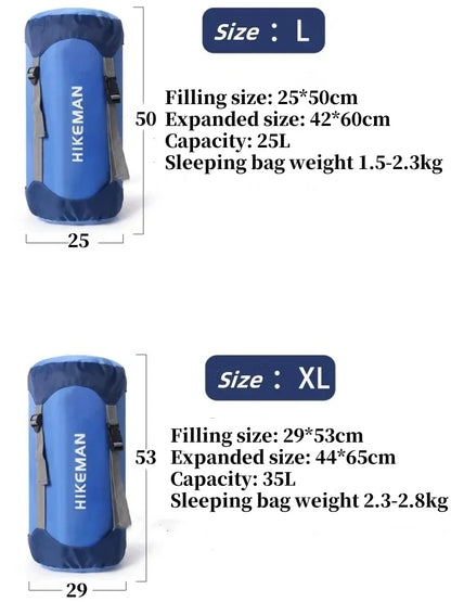 Ultra-Light Sleeping Bag Compression Storage Bag – Waterproof & Portable for Outdoor Camping