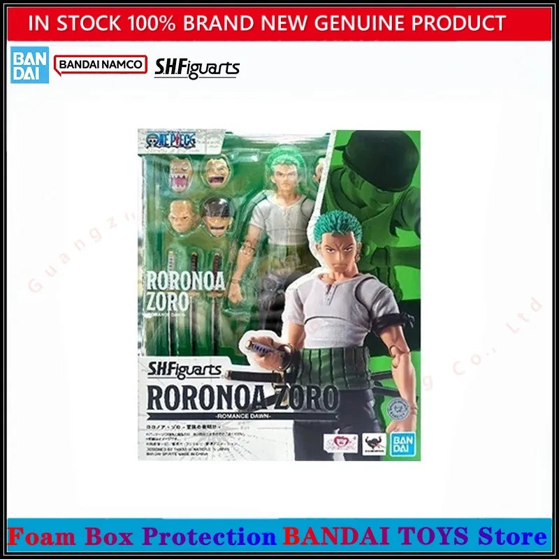 Bandai One Piece SHF Anime Figure Model Kit — Monkey D. Luffy, Nami, Shanks, Roronoa Zoro Romance Dawn