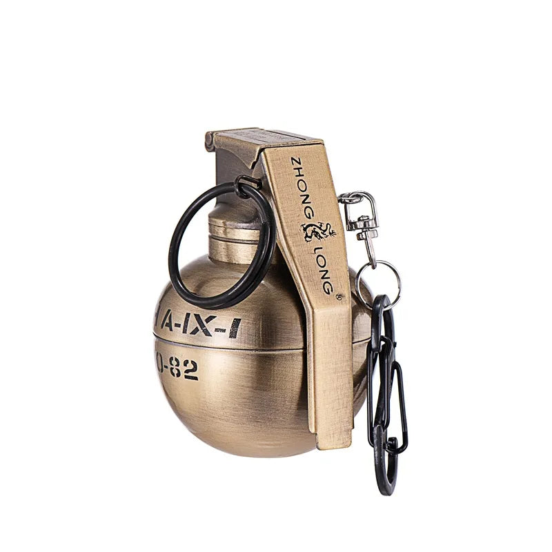 Grenade Model Cigar Lighter – Creative Metal Windproof Cigarette Lighter & Smoking Accessory