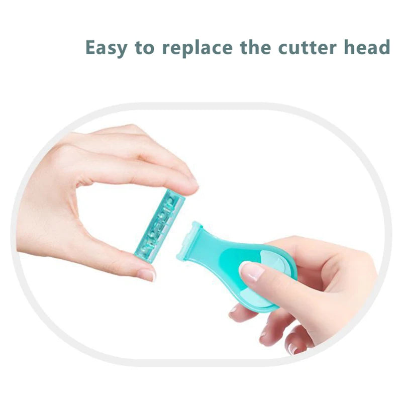 Mini Hair Removal Razor for Women — Portable Stainless Steel Shaving Knife for Body & Private Parts