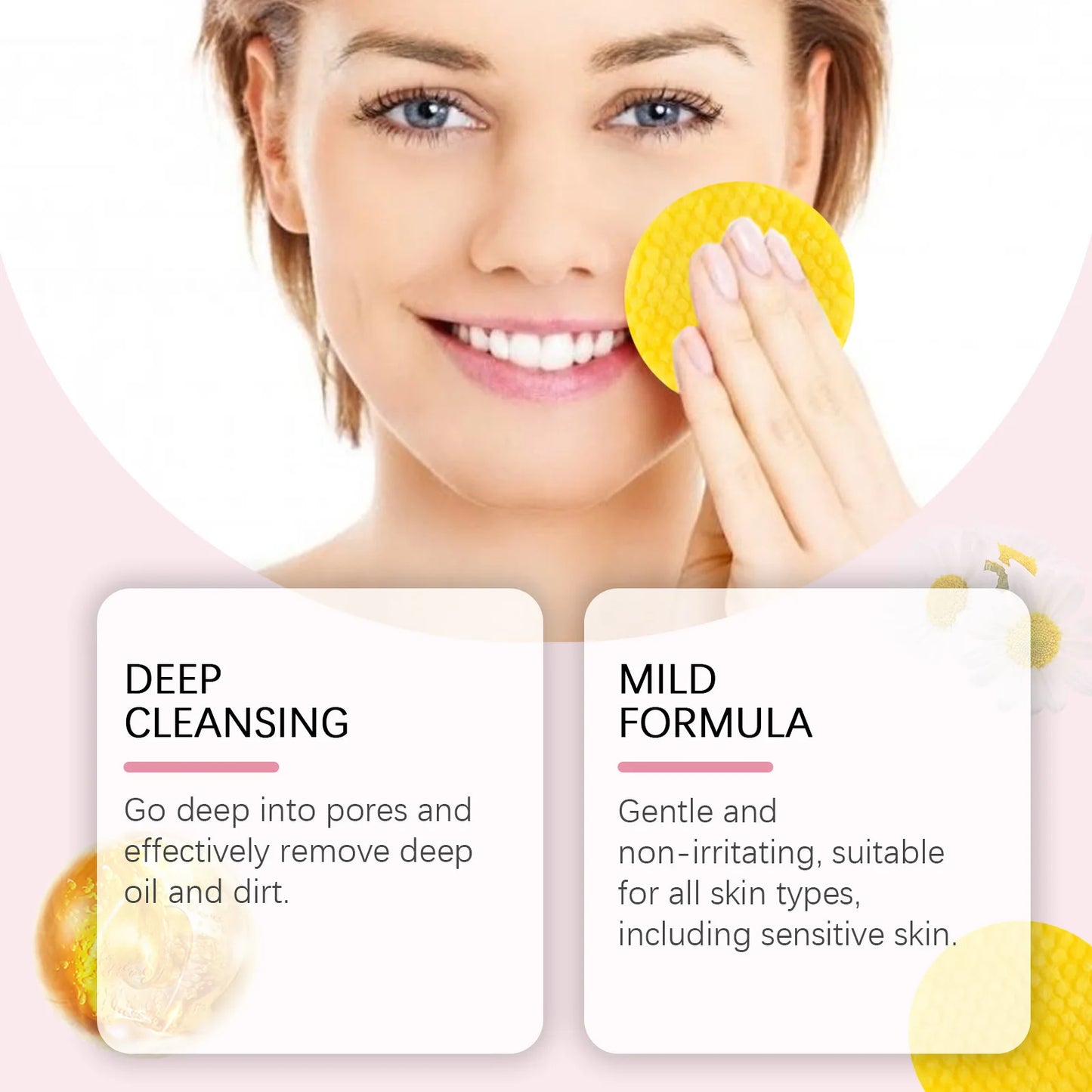 EELHOE Turmeric and Kojic Acid Facial Cleansing Pads - Exfoliating Daily Skin Care for Pores, Dirt Removal, and Moisturizing