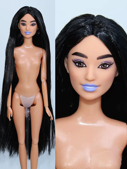 32cm Supermodel BJD Doll — Nude Fashion Princess with 12 Movable Joints, 1/6 Dress-Up Toy Limited Edition Gift
