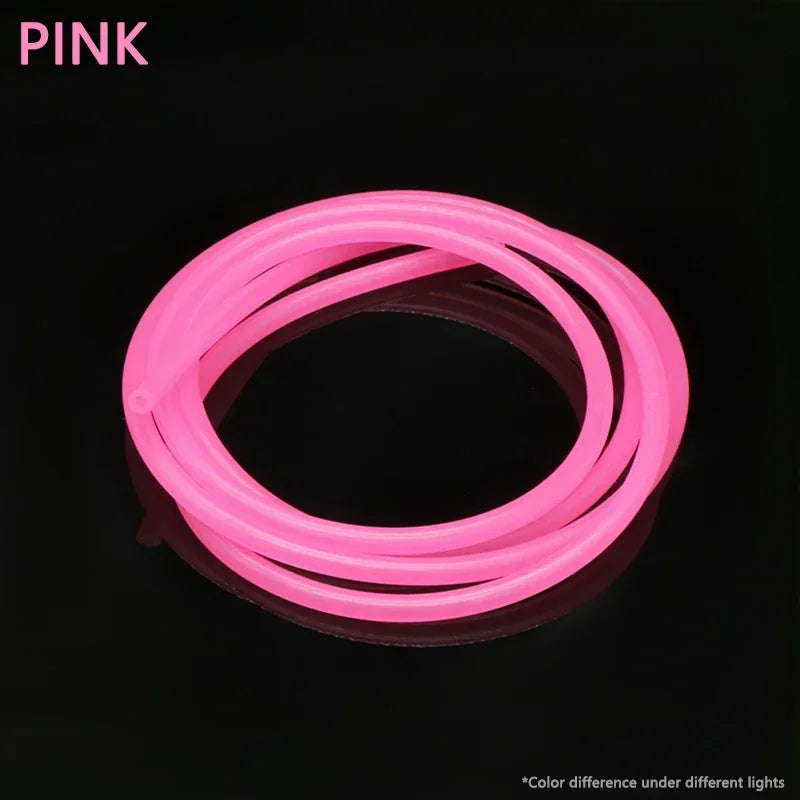 Food Grade Silicone Tube Hose - 1 Meter Flexible Rubber Pipe Water Drink Connector in 1mm to 10mm Inner Diameter Sizes