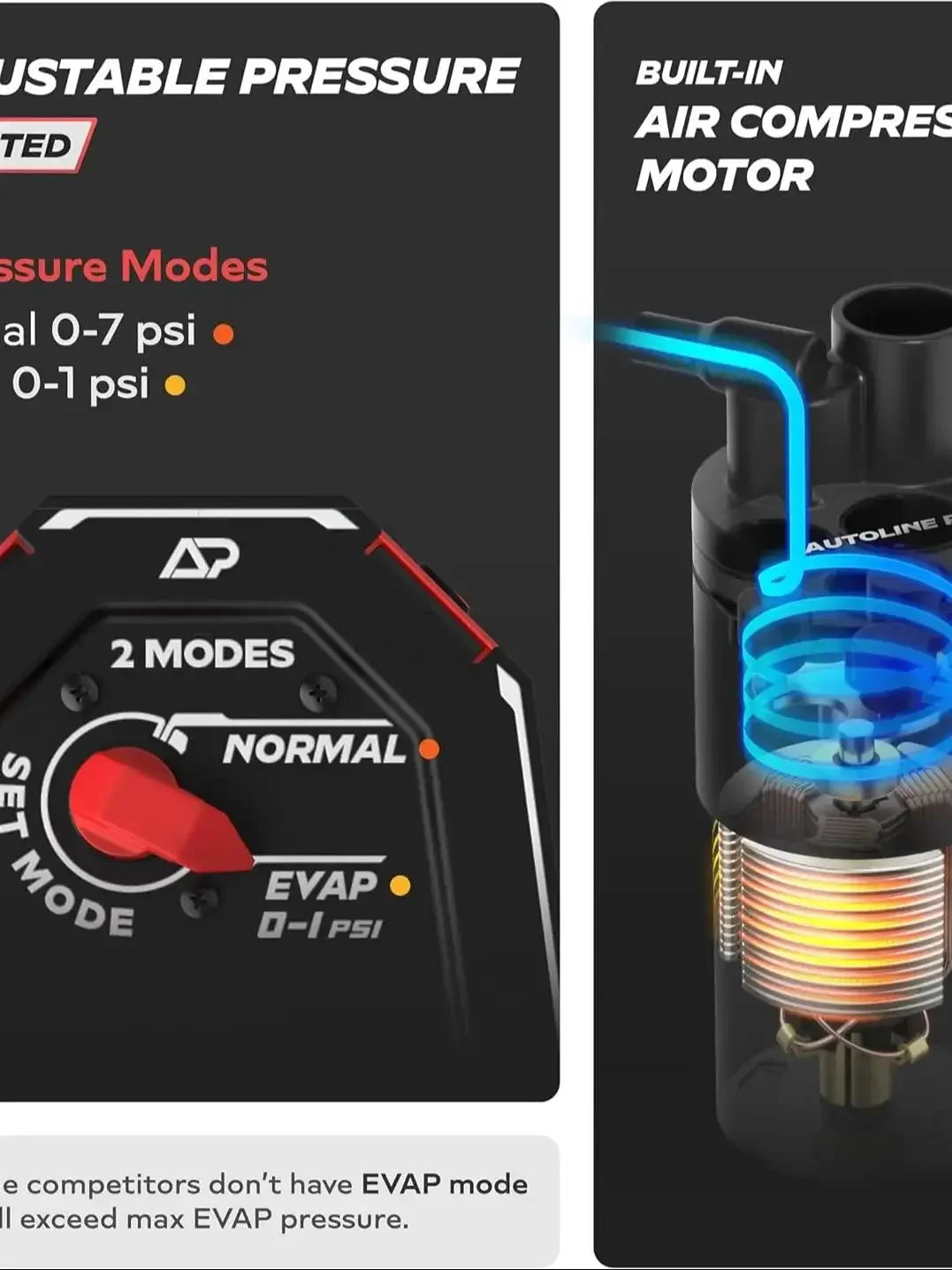 S11 AutoLine Pro HyperSmoke Automotive Smoke Machine - Adjustable Pressure EVAP & Vacuum Leak Tester
