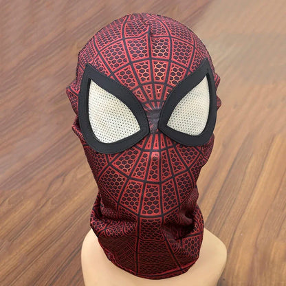 Men's Spider Superhero Halloween Costume - 3D Printed Cosplay Jumpsuit with Mask and Headpiece