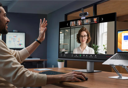 UGREEN 4K FHD 1080P 8MP Webcam – PDAF Auto Focus, Dual AI Noise-Cancelling Mics for PC, Zoom, Teams & Google Meet