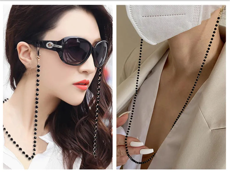Pearl Beaded Eyeglasses Chain for Women – Trendy Sunglasses Holder Necklace, Mask Lanyard & Fashion Accessory Gift
