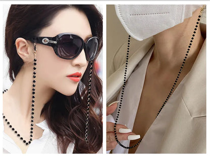 Pearl Beaded Eyeglasses Chain for Women – Trendy Sunglasses Holder Necklace, Mask Lanyard & Fashion Accessory Gift