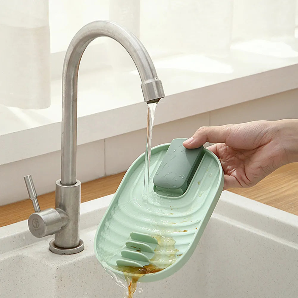 Multifunction Ladle Spoon Rest & Utensil Organizer - Kitchen Storage Shelf with Pot Lid Storage Pad - Plastic Spatula Holder Racks