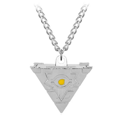 Yu-Gi-Oh! Yugi Muto Keychain - 3D Millennium Puzzle & Millennium Wheel Pendant