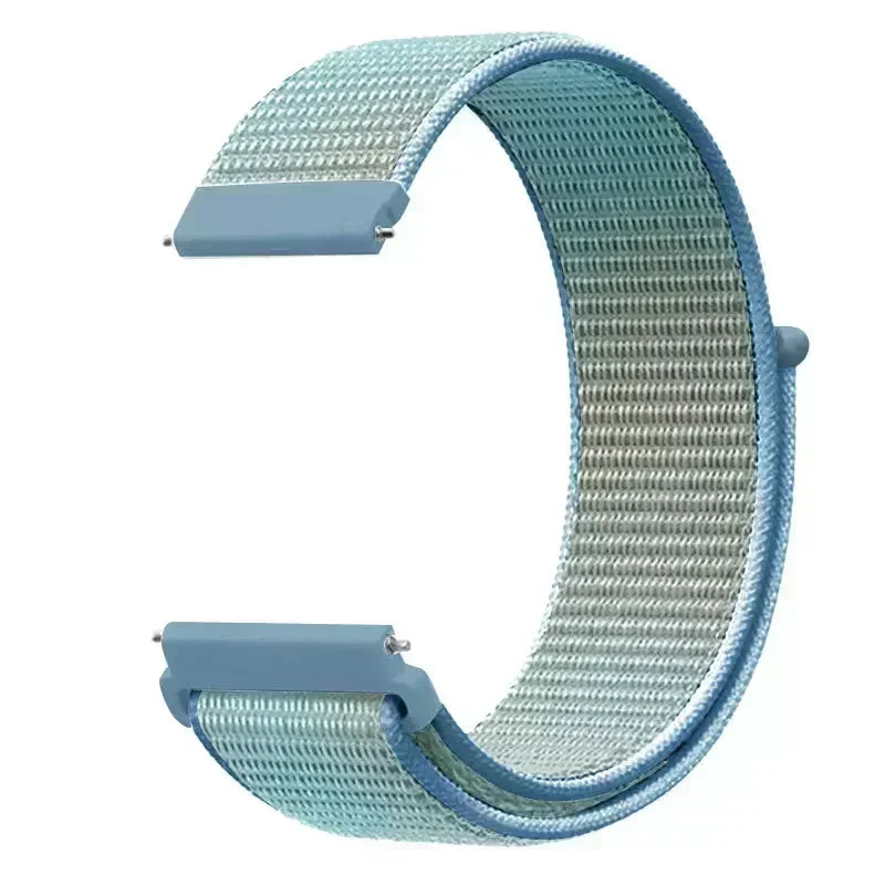 22mm Sport Nylon Loop Watch Band – Breathable Replacement Wristband for NORTH EDGE APACHE-46 Smartwatch, Durable Adjustable Strap