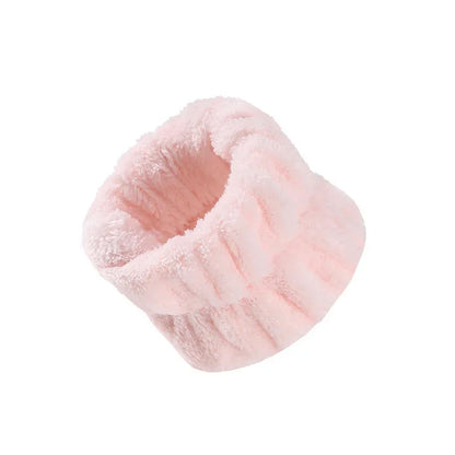 Microfiber Wrist Washband – Absorbent Wrist Sweatband Scrunchies for Women, Face Wash Towel Band, Headband Accessory
