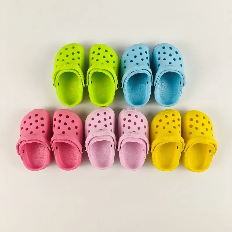 7cm Doll Sandal Shoes for 43cm Born Baby & 18-Inch American Dolls — Accessories for Doll Clothes, Girl’s Toy Gift