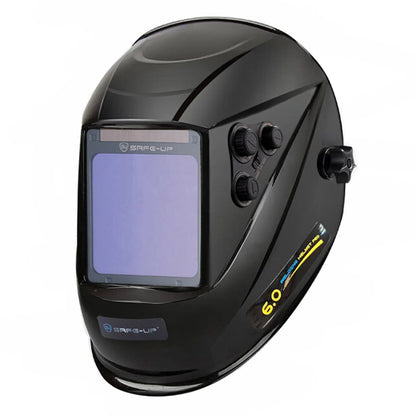 Auto Darkening Welding Helmet – TRUE Color 1/1/1/1 Large View 100x97mm with 4 Sensors for MIG/MAG/MMA