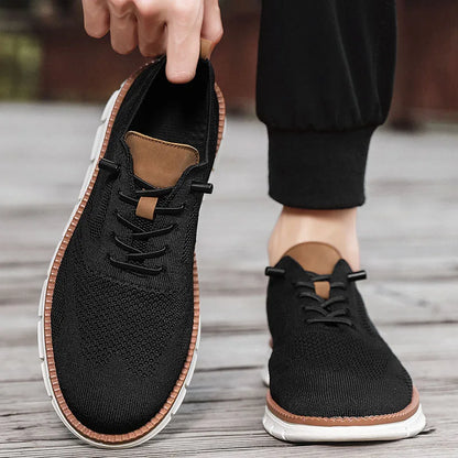 YRZL Men’s Casual Sports Shoes – Anti-Slip, Wear-Resistant, Breathable Cushioning with Color Blocking Design