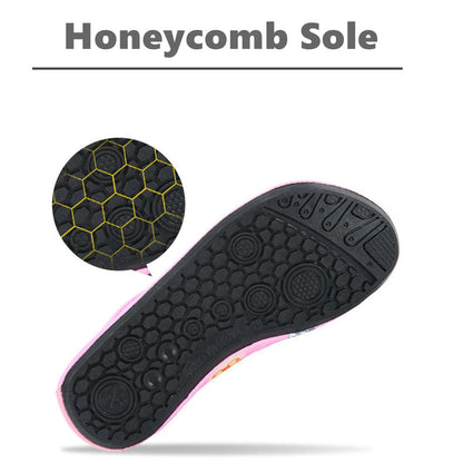 Kids Quick-Drying Aqua Beach Shoes: Girls' Swimming Shoes & Boys' Soft Indoor Slippers - Snorkeling Swim Socks
