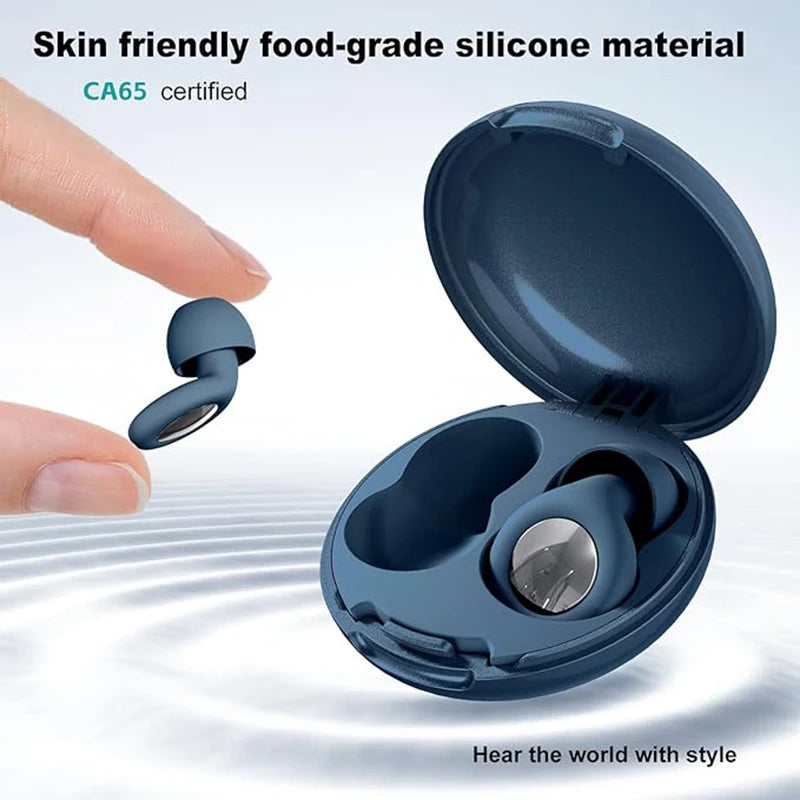 Silicone Ear Plugs – Waterproof Noise-Reducing Earplugs for Sleeping, Swimming, and Ear Protection Set